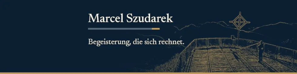 Titelbild für das berufliche Profil mit derselben Strichzeichnung